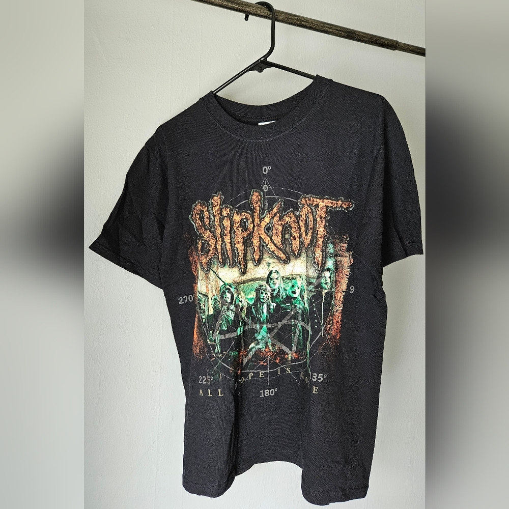 Slipknot All Hope Is Gone Black Graphic Short-Sleeve T-Shirt